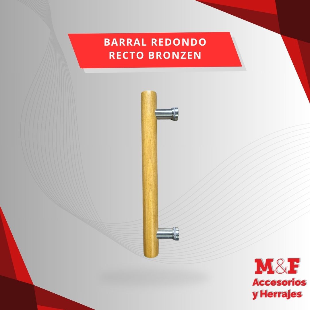Barral Redondo Acero InoxidablePetiribi 0,40 cm